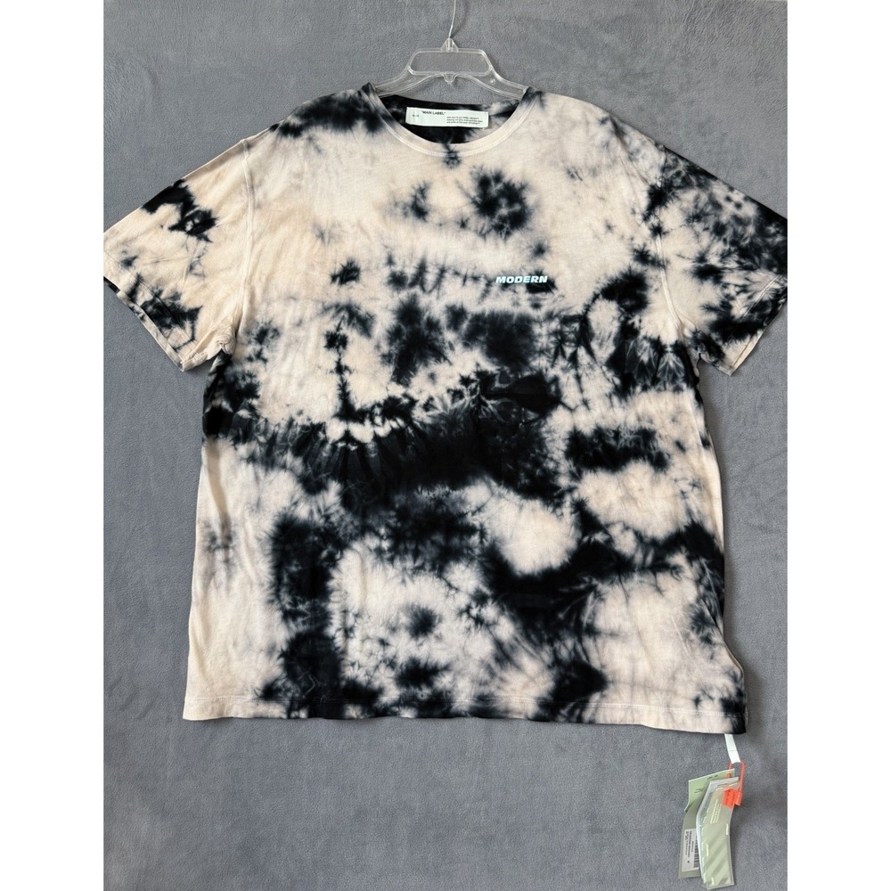 Off-White C/O Virgil Abloh Main Label Tie Dye Oversized T-Shirt Medium NWT RARE